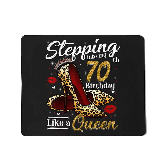 High Heels Stepping Into My 70th Birthday 70 and Fabulous Mousepad