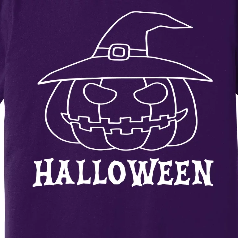 Happy Halloween Spooky Jack O Lantern Premium T-Shirt