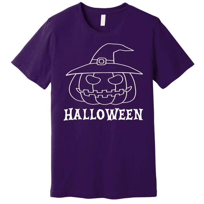 Happy Halloween Spooky Jack O Lantern Premium T-Shirt