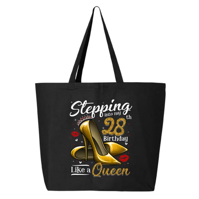 High Heels Stepping Into My 28th Birthday 28 And Fabulous 25L Jumbo Tote