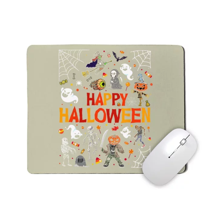 Happy Halloween Scary Spooky Retro Style Mousepad