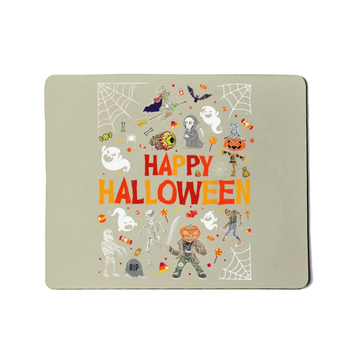 Happy Halloween Scary Spooky Retro Style Mousepad