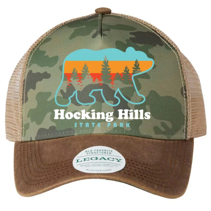 Hocking Hills State Park Bear Hocking Hills Camping Legacy Tie Dye Trucker Hat