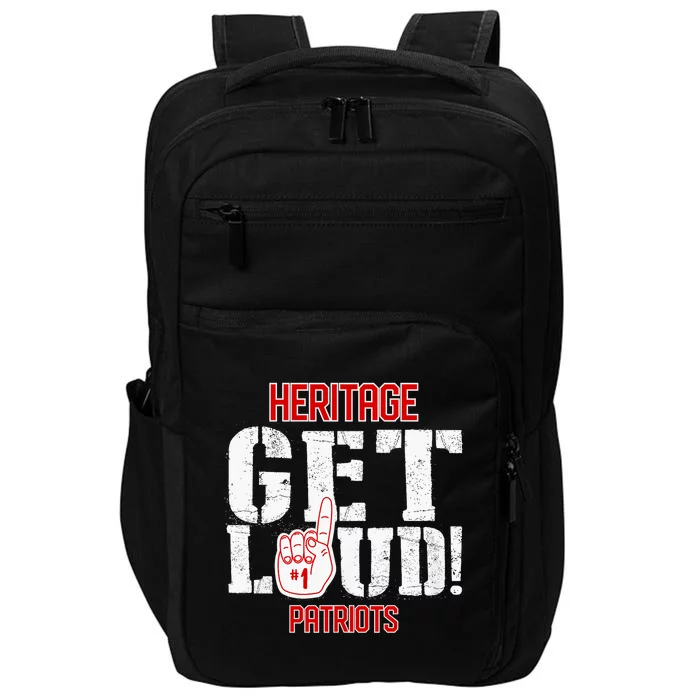 Heritage High School Get Loud Patriots Impact Tech Backpack