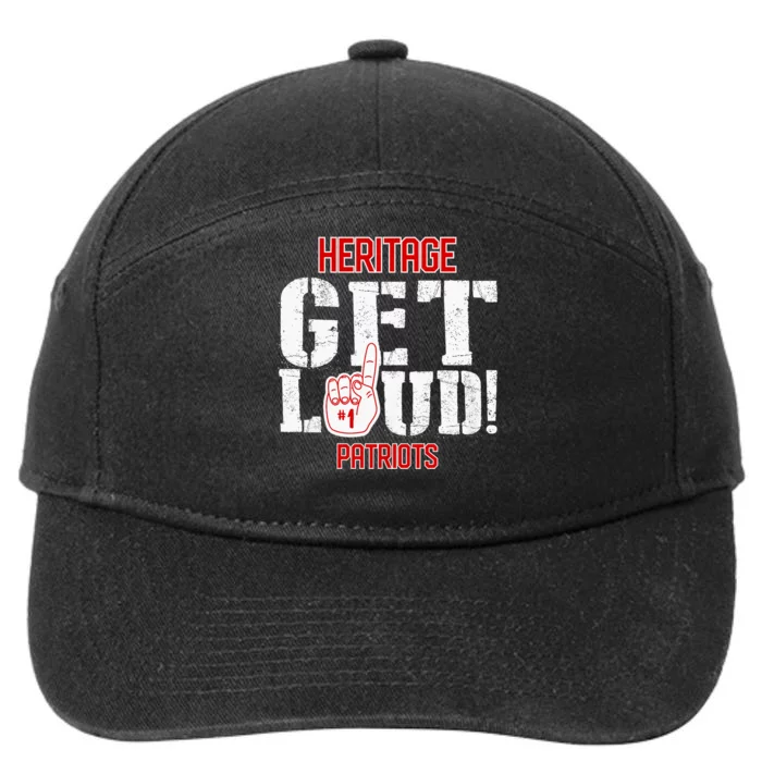 Heritage High School Get Loud Patriots 7-Panel Snapback Hat