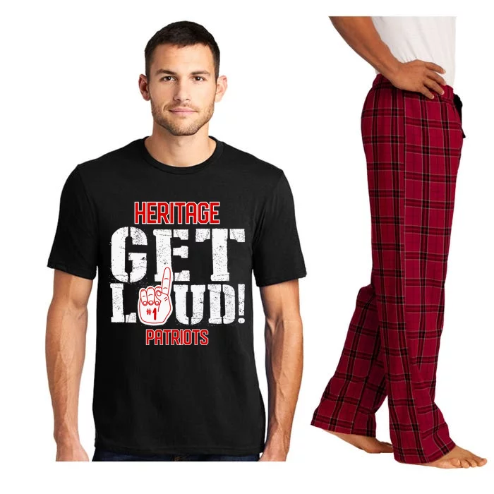 Heritage High School Get Loud Patriots Pajama Set