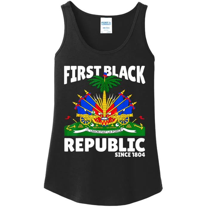 Haiti Heritage Since 1804 Proud Zoe Happy Haitian Flag Day Ladies Essential Tank