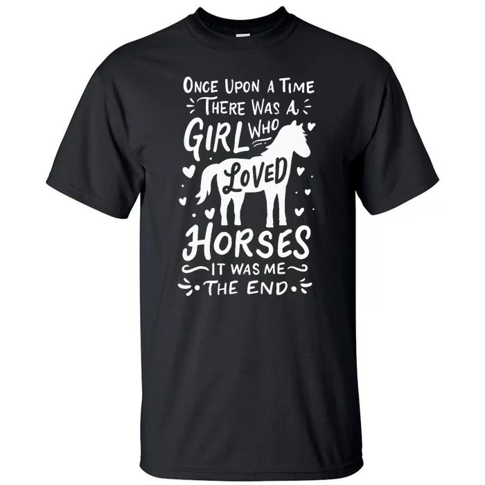 Horse Horses Show Jumping Western Riding Barrel Racing Tall T-Shirt