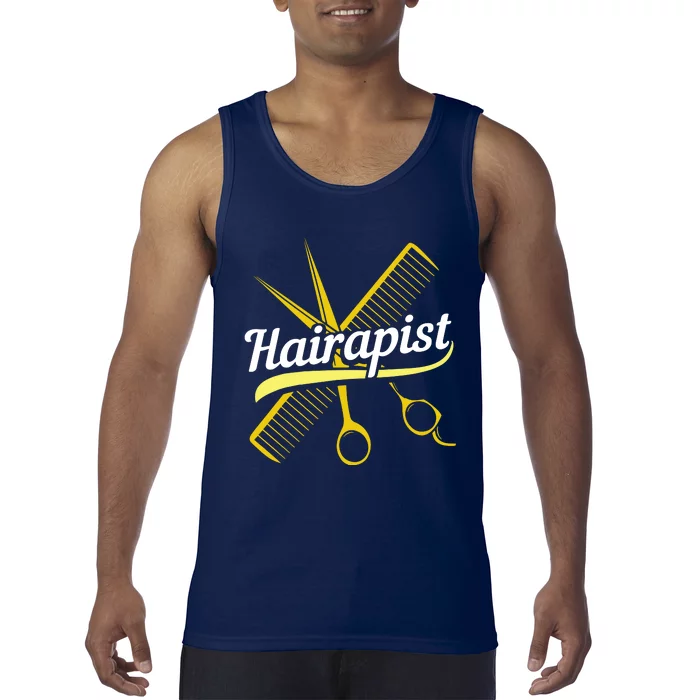 Hairdresser Hairstylist Salon Barber Hairapist Tank Top