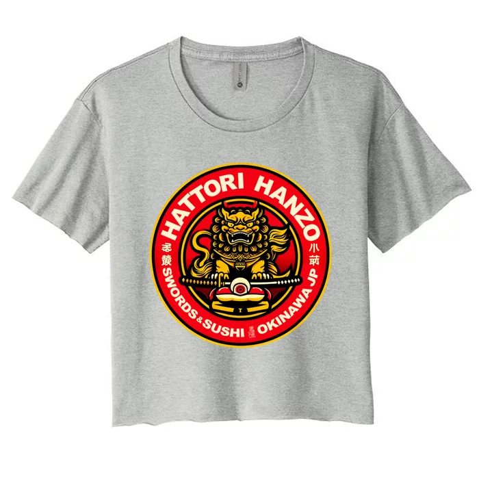 Hattori Hanzo Swords Sushi Women's Crop Top Tee