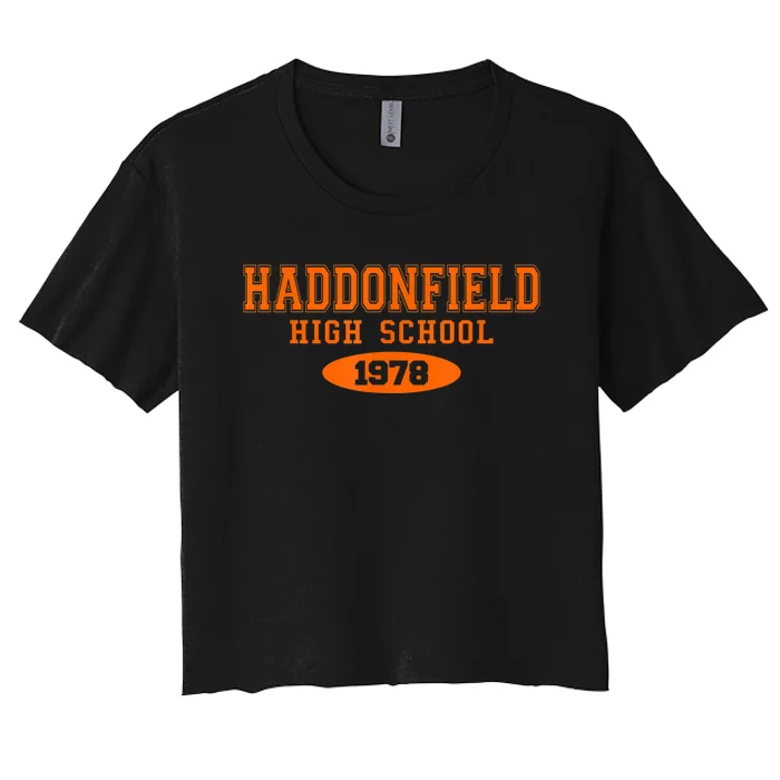 Haddonfield High School Women's Crop Top Tee