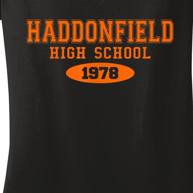 Haddonfield High School Women's V-Neck T-Shirt