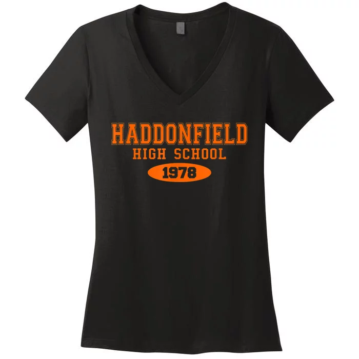 Haddonfield High School Women's V-Neck T-Shirt