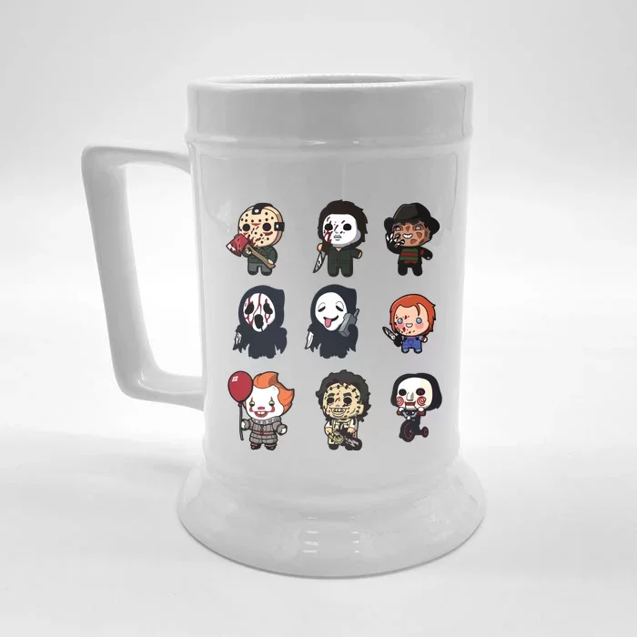 Halloween Horror Shirt Funny Halloween Gift Front & Back Beer Stein