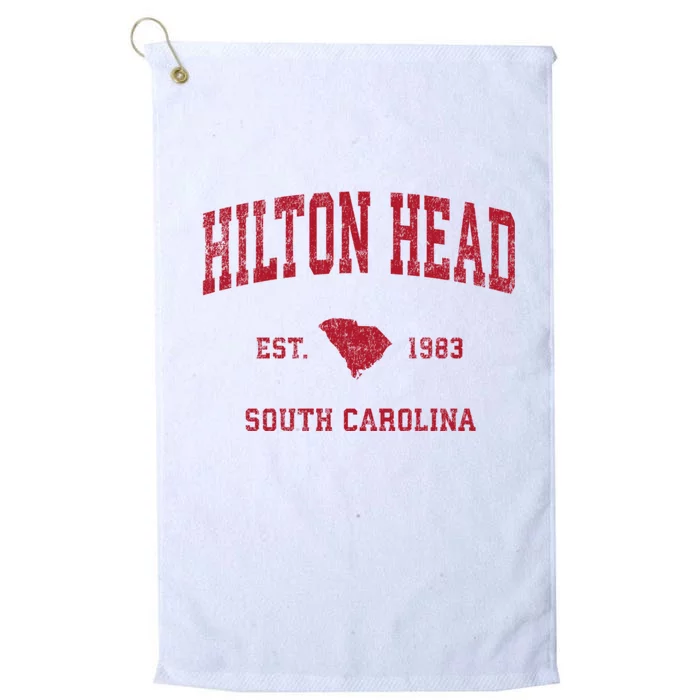 Hilton Head South Carolina Sc Vintage Sports Platinum Collection Golf Towel