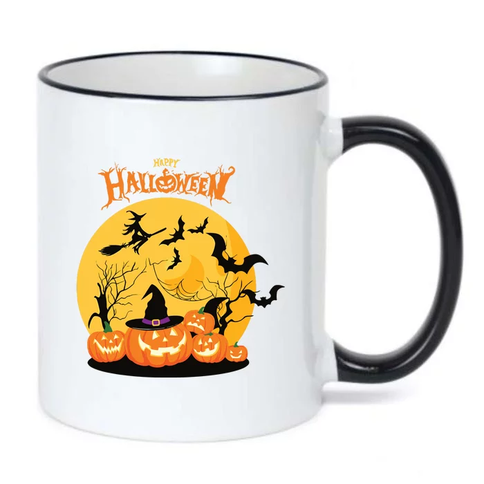 Happy Halloween Spooky Season Black Color Changing Mug