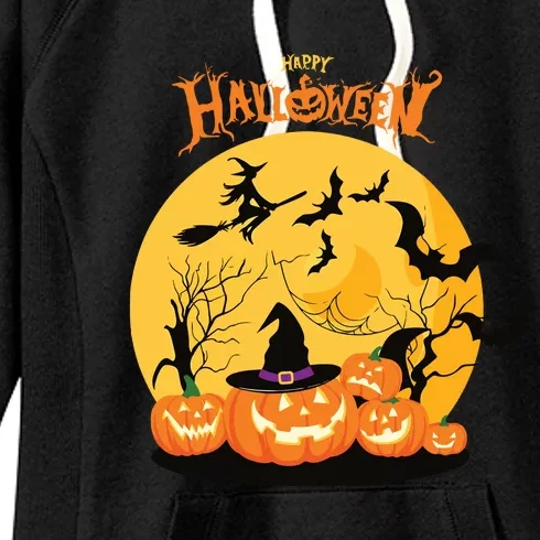 Happy Halloween Spooky Season Women's Fleece Hoodie