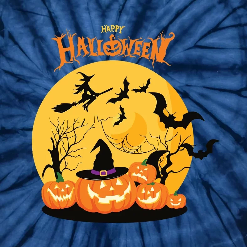 Happy Halloween Spooky Season Tie-Dye T-Shirt