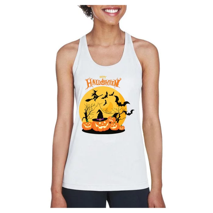 Happy Halloween Spooky Season Women's Racerback Tank