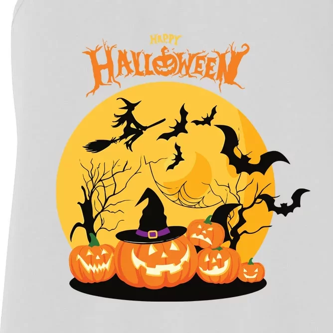 Happy Halloween Spooky Season Women's Racerback Tank