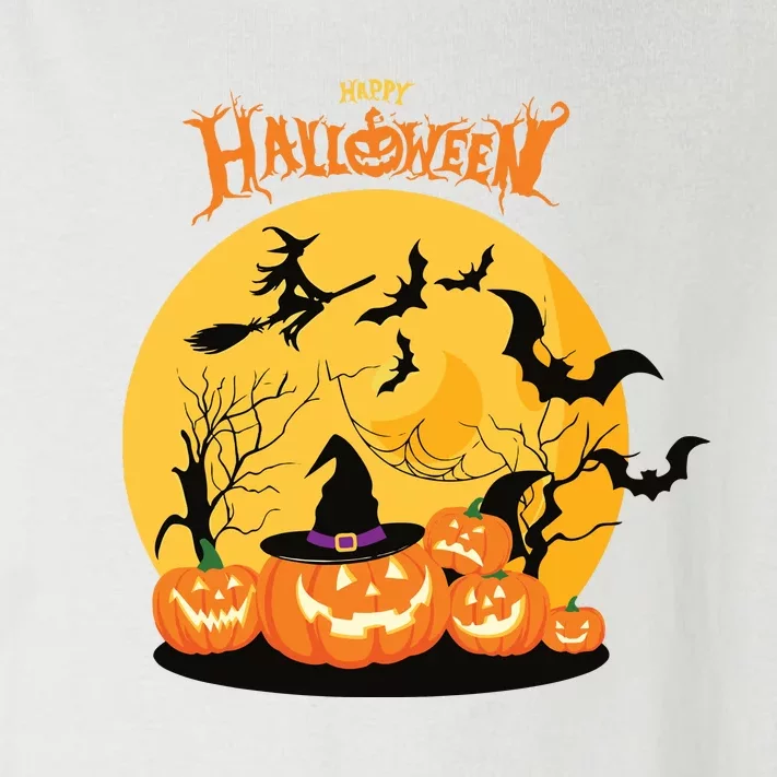 Happy Halloween Spooky Season Toddler Long Sleeve Shirt