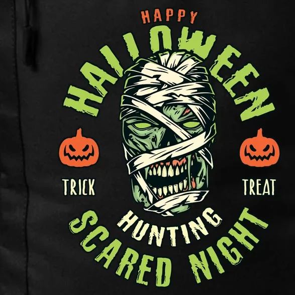 Happy Halloween Scared Night Mummy Daily Commute Backpack