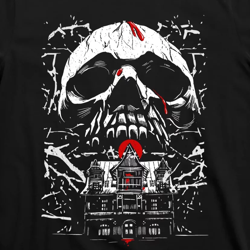 Haunted House Skull T-Shirt