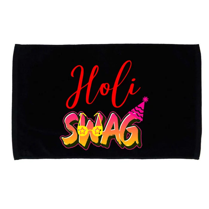 Happy Holi Swag 2021 Festival Of Colors Gift Microfiber Hand Towel