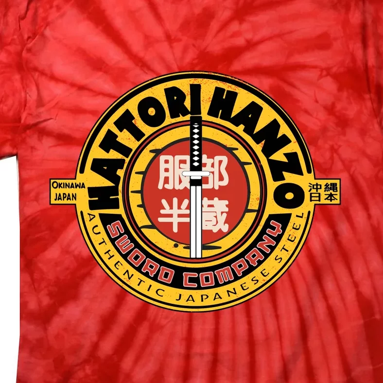 Hattori Hanzo Sword And Sushi Tie-Dye T-Shirt