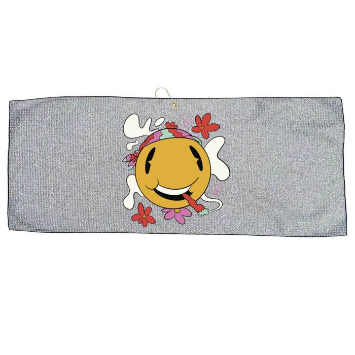 Happy Hippie Smoke Large Microfiber Waffle Golf Towel