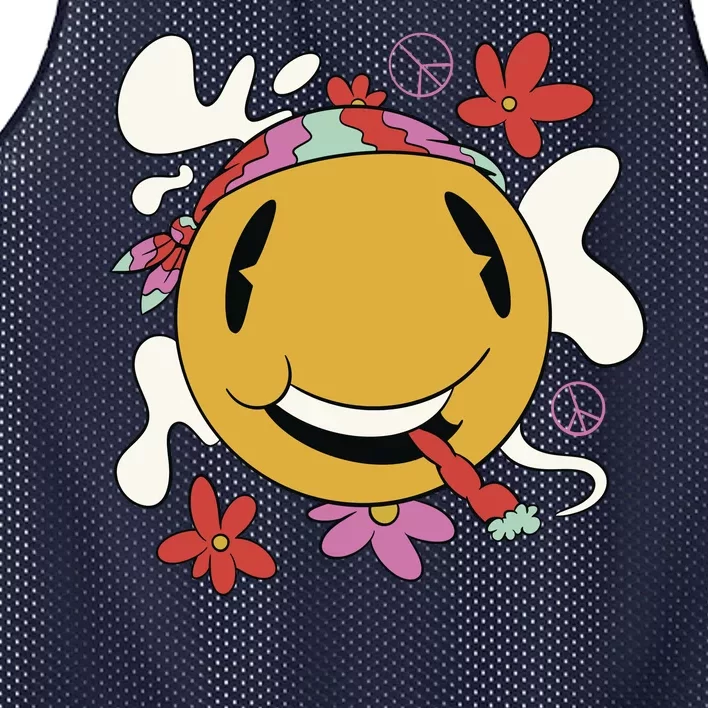 Happy Hippie Smoke Mesh Reversible Basketball Jersey Tank