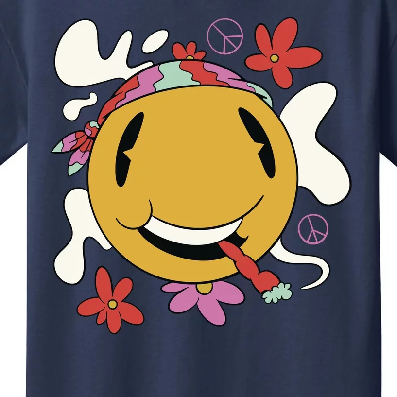 Happy Hippie Smoke Kids T-Shirt