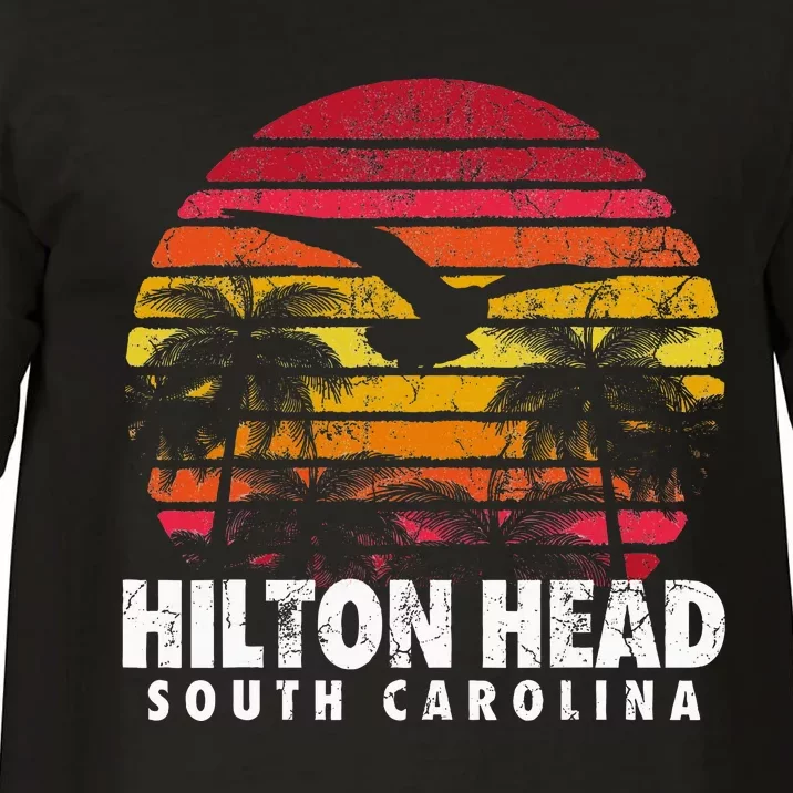 Hilton Head South Carolina Retro Sunset Style Beach Island Comfort Colors T-Shirt