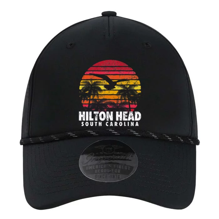 Hilton Head South Carolina Retro Sunset Style Beach Island Performance The Dyno Cap