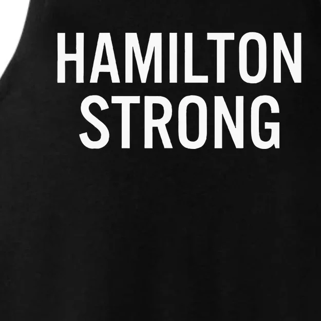 Hamilton High School Strong Ladies Tri-Blend Wicking Tank