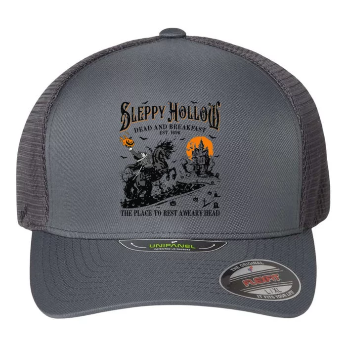 Horseman Halloween Sleepy Hollow Retro Vintage Headless Flexfit Unipanel Trucker Cap