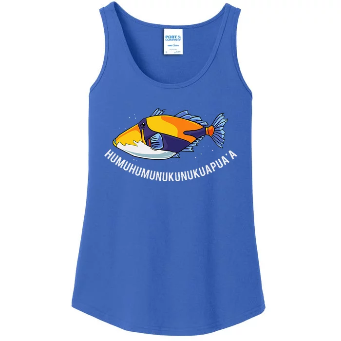 HumuhumunukunukuapuaA Hawaiian State Fish Ladies Essential Tank