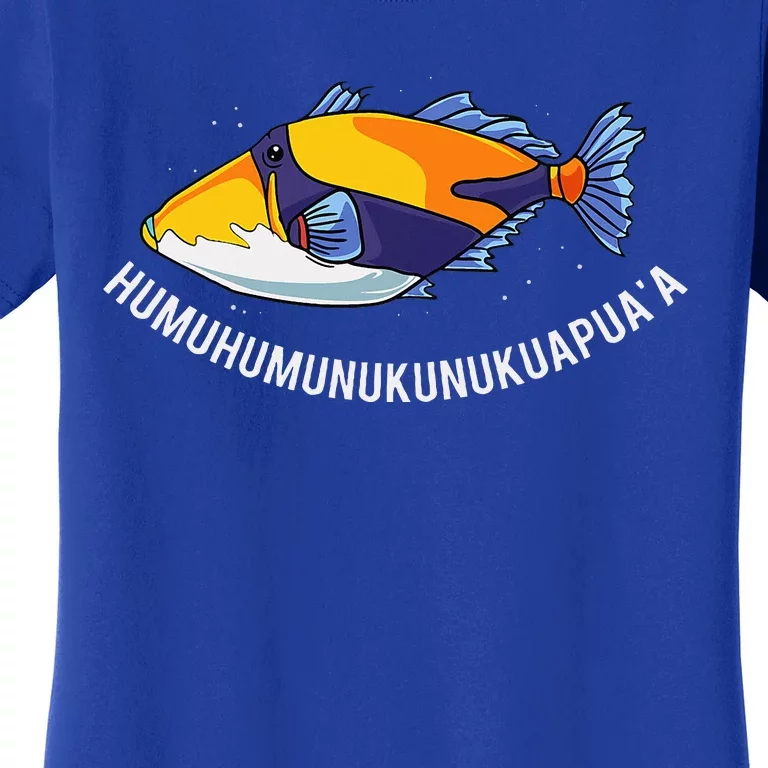 HumuhumunukunukuapuaA Hawaiian State Fish Women's T-Shirt