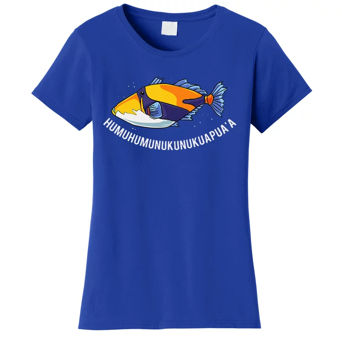 HumuhumunukunukuapuaA Hawaiian State Fish Women's T-Shirt