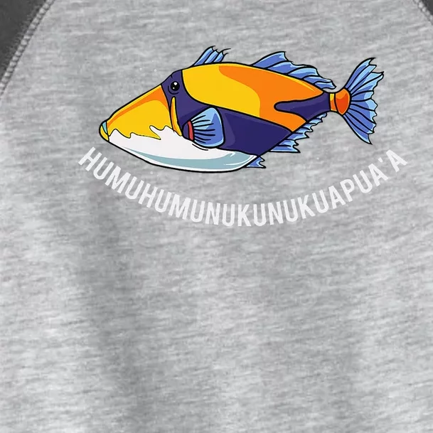 HumuhumunukunukuapuaA Hawaiian State Fish Toddler Fine Jersey T-Shirt