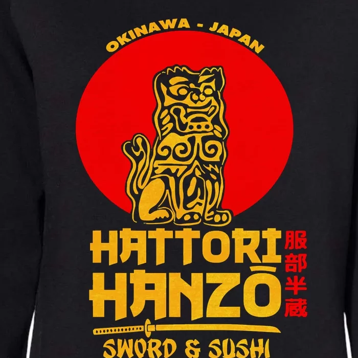 Hattori Hanzos Sword And Sushi Womens California Wash Sweatshirt