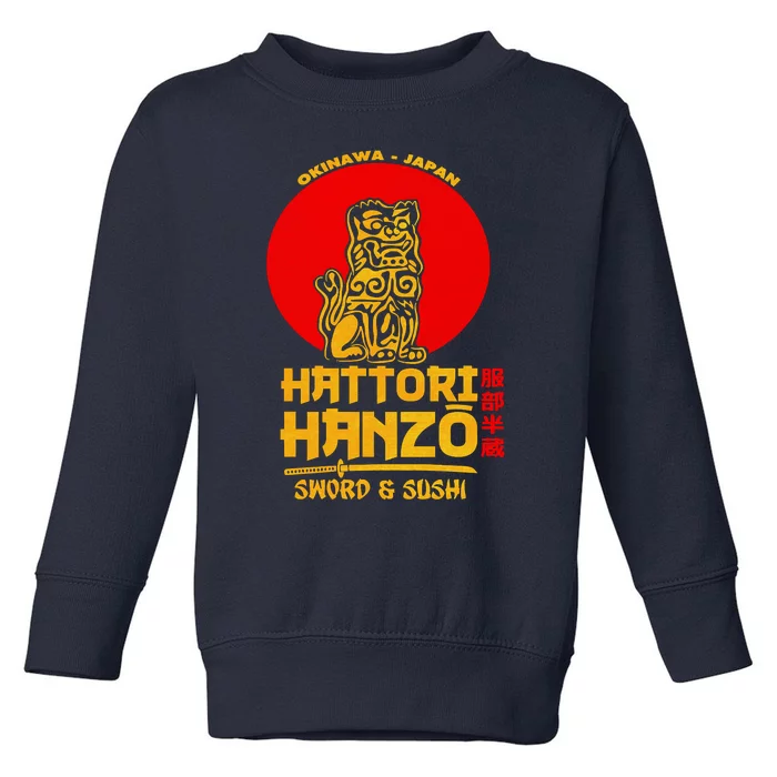 Hattori Hanzos Sword And Sushi Toddler Sweatshirt