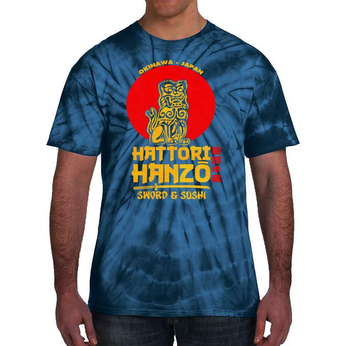 Hattori Hanzos Sword And Sushi Tie-Dye T-Shirt