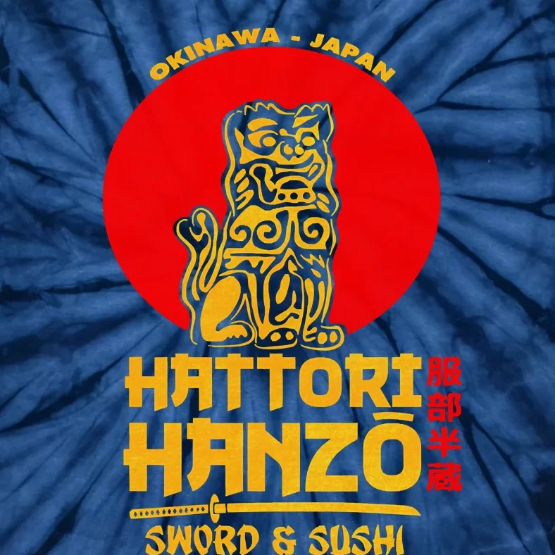 Hattori Hanzos Sword And Sushi Tie-Dye T-Shirt