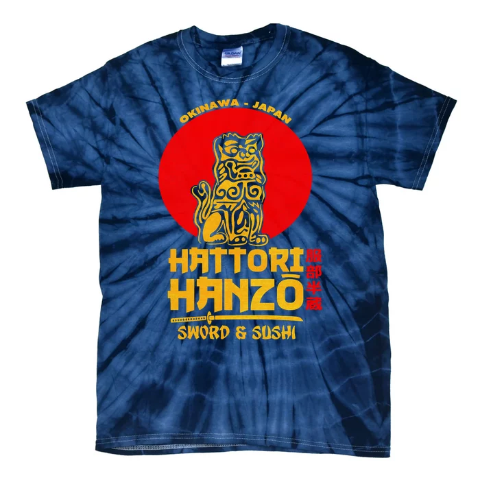 Hattori Hanzos Sword And Sushi Tie-Dye T-Shirt