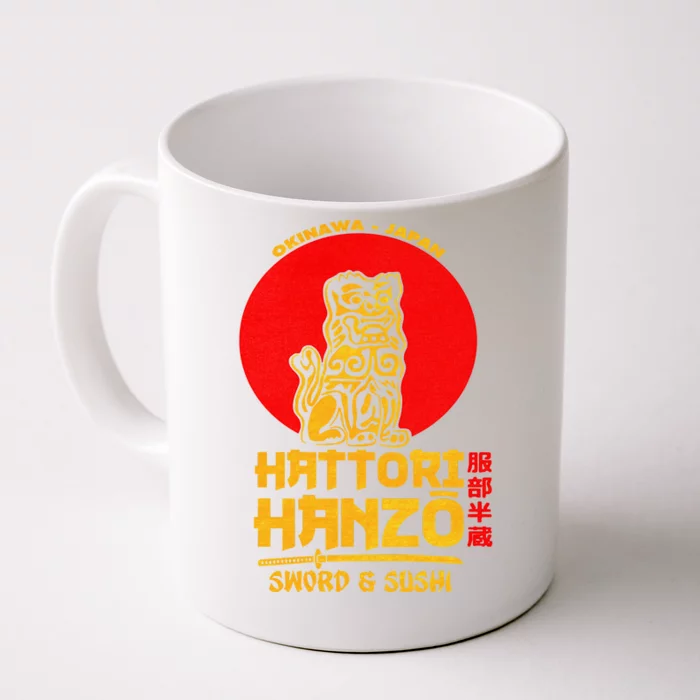 Hattori Hanzos Sword And Sushi Front & Back Coffee Mug