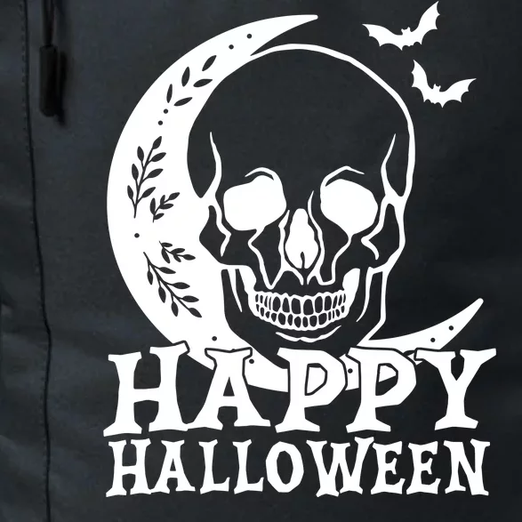 Happy Halloween Skull Moon Spooky Daily Commute Backpack