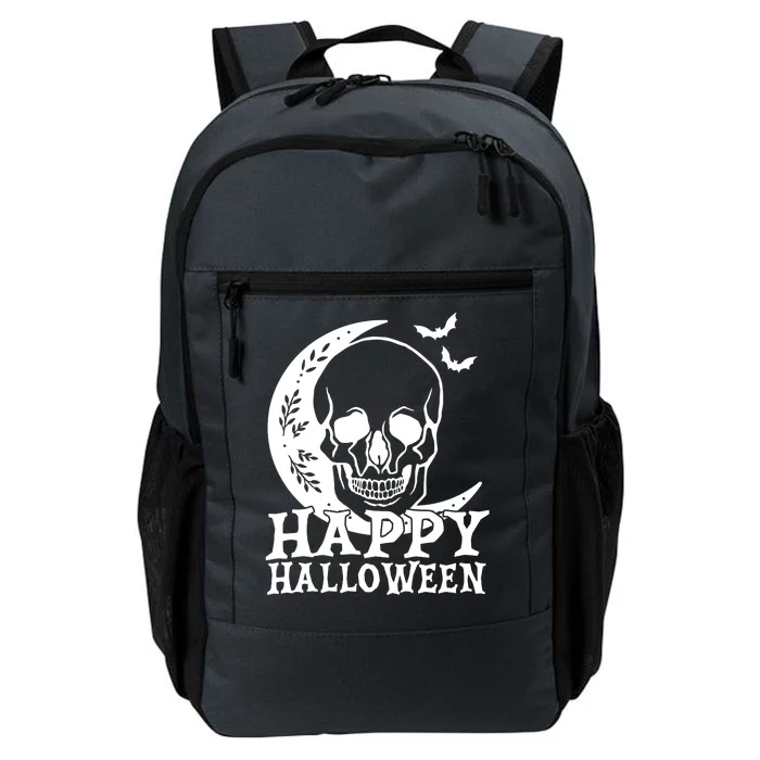 Happy Halloween Skull Moon Spooky Daily Commute Backpack