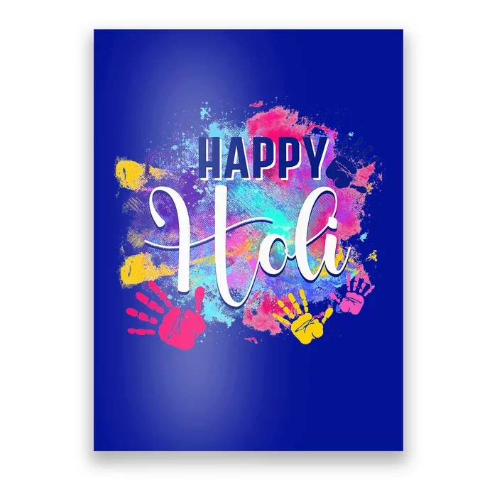 Happy Holi Spring Festival Colorful India Hindu Poster