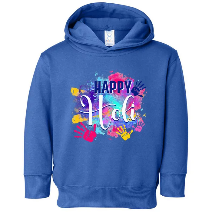 Happy Holi Spring Festival Colorful India Hindu Toddler Hoodie